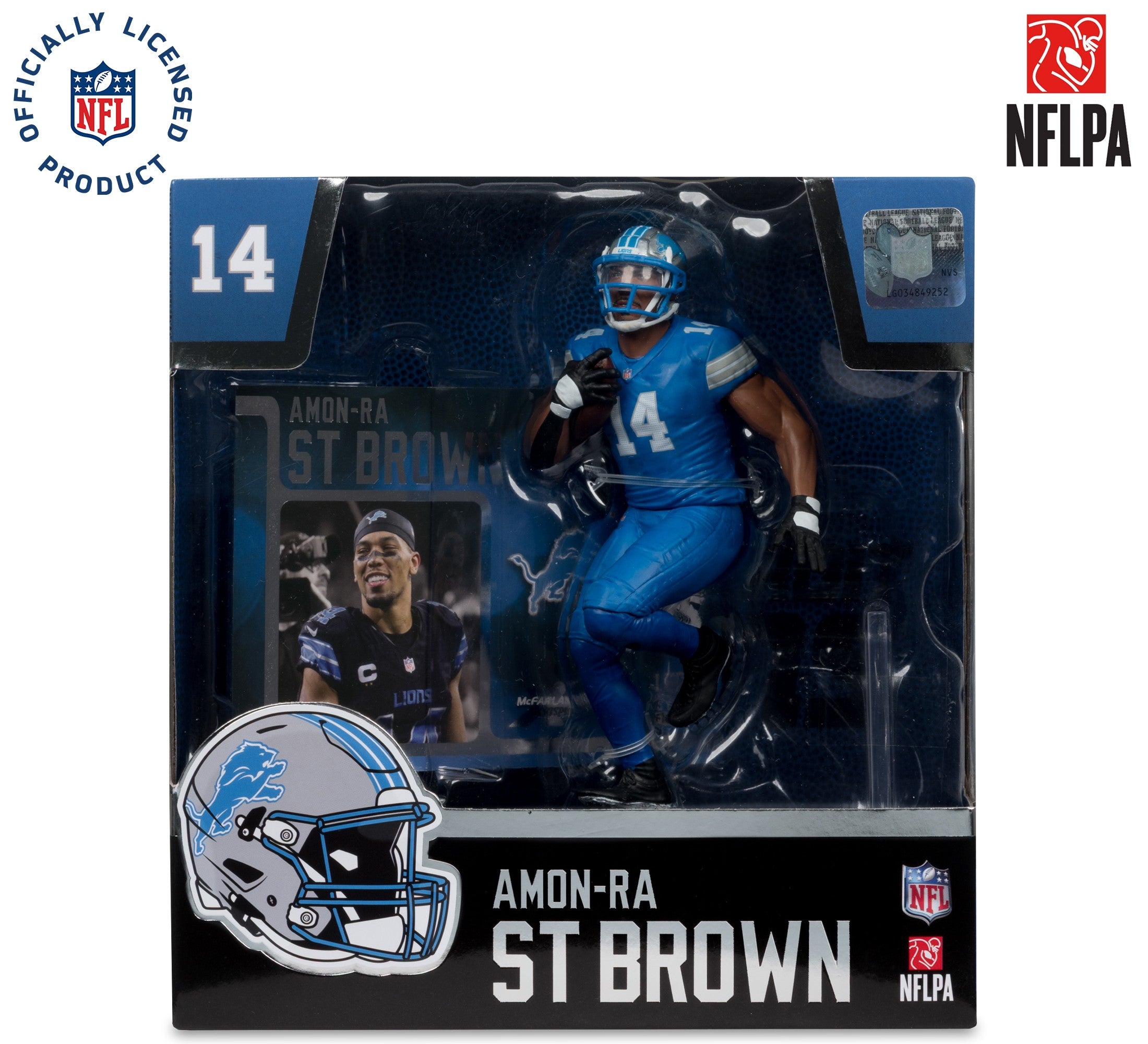 Figura Coleccionable NFL McFarlane's Lions Amon-Ra St. Brown - NERIAS DEPORTES