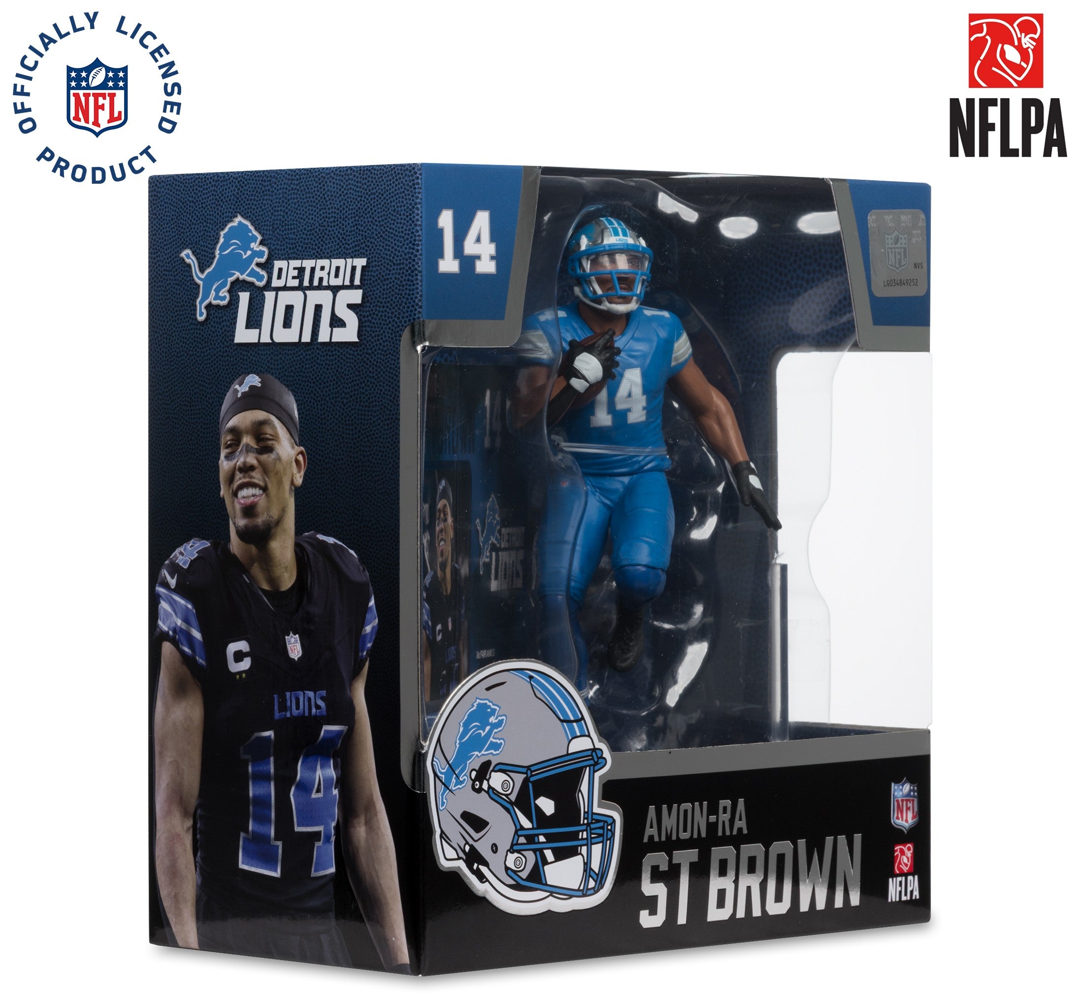 Figura Coleccionable NFL McFarlane's Lions Amon-Ra St. Brown - NERIAS DEPORTES