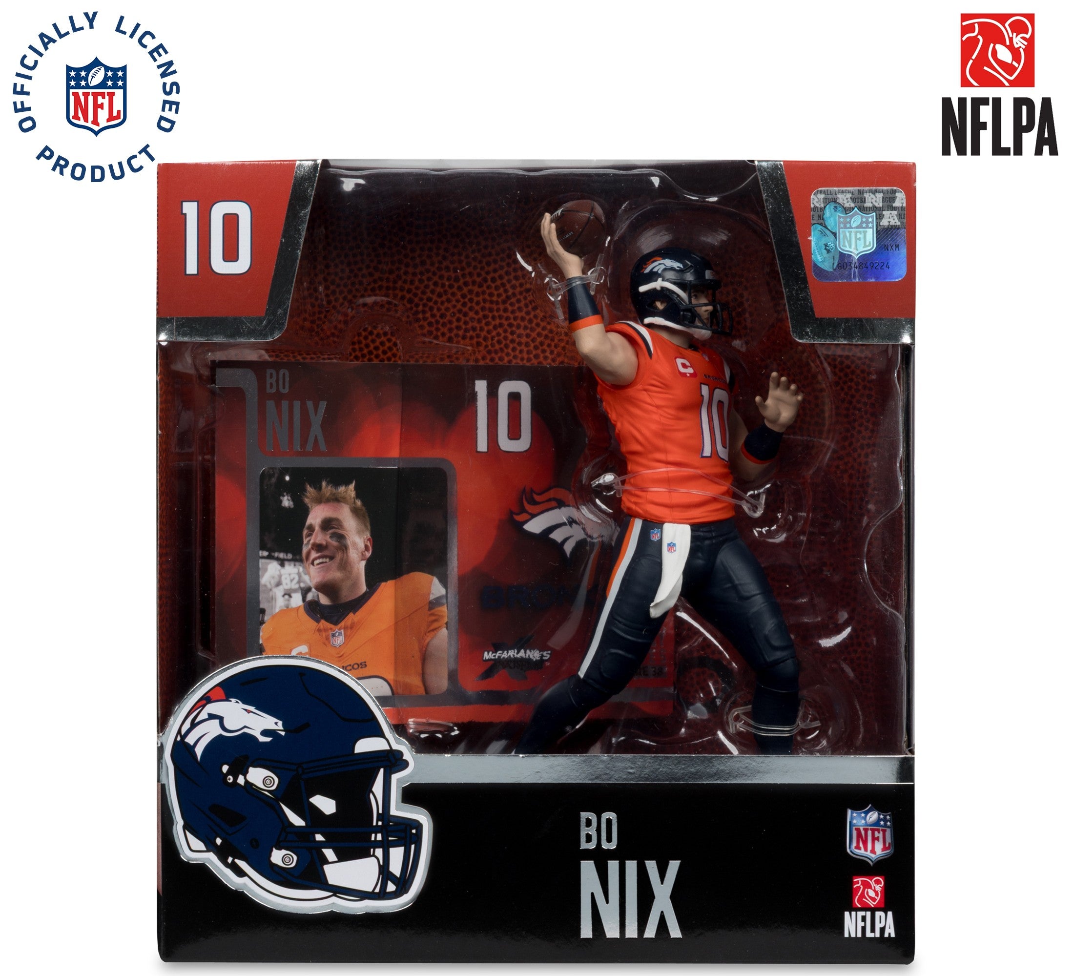 Figura Coleccionable NFL McFarlane's Broncos Bo Nix - NERIAS DEPORTES