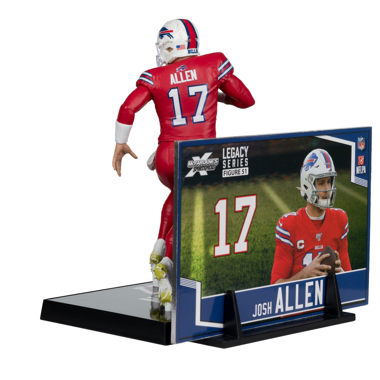 Figura McFarlane Legacy Series NFL Bills Josh Allen Red Color Rush - NERIAS DEPORTES
