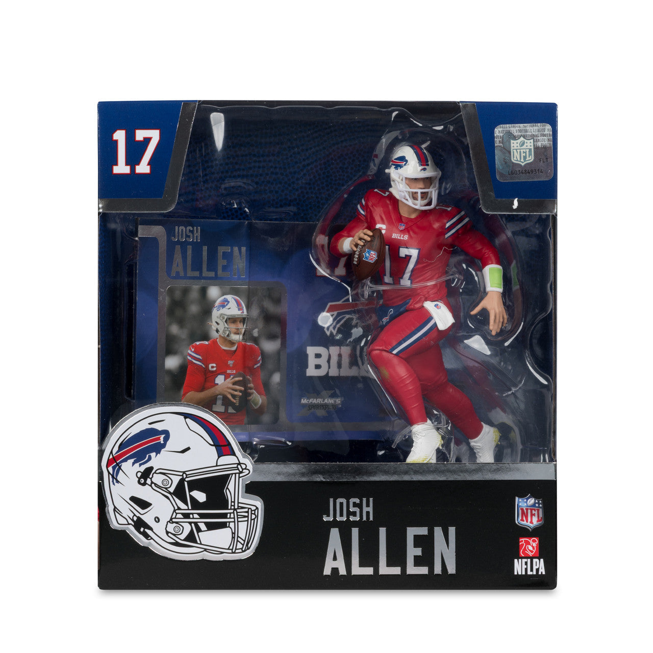 Figura McFarlane Legacy Series NFL Bills Josh Allen Red Color Rush - NERIAS DEPORTES