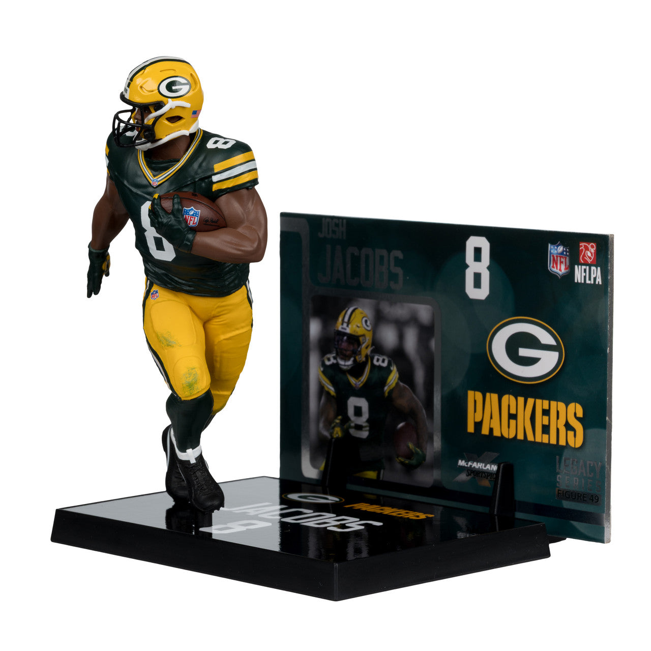 Figura McFarlane Legacy Series NFL Packers Josh Jacobs - NERIAS DEPORTES