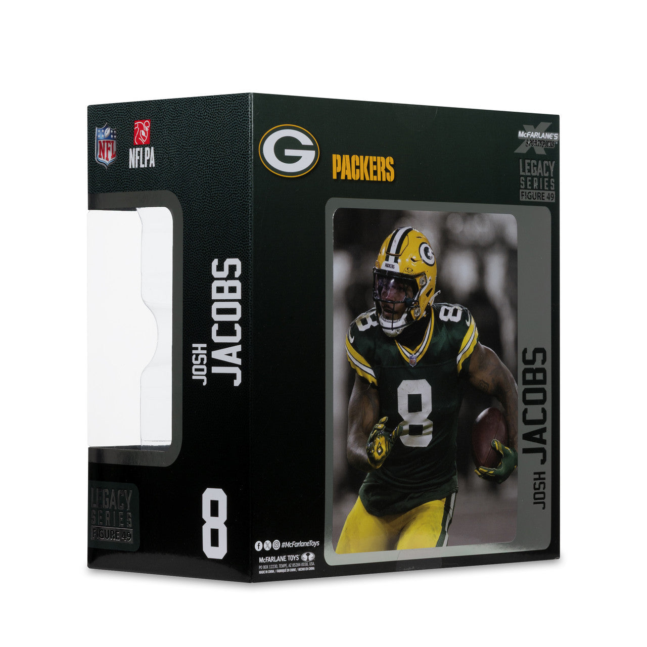 Figura McFarlane Legacy Series NFL Packers Josh Jacobs - NERIAS DEPORTES