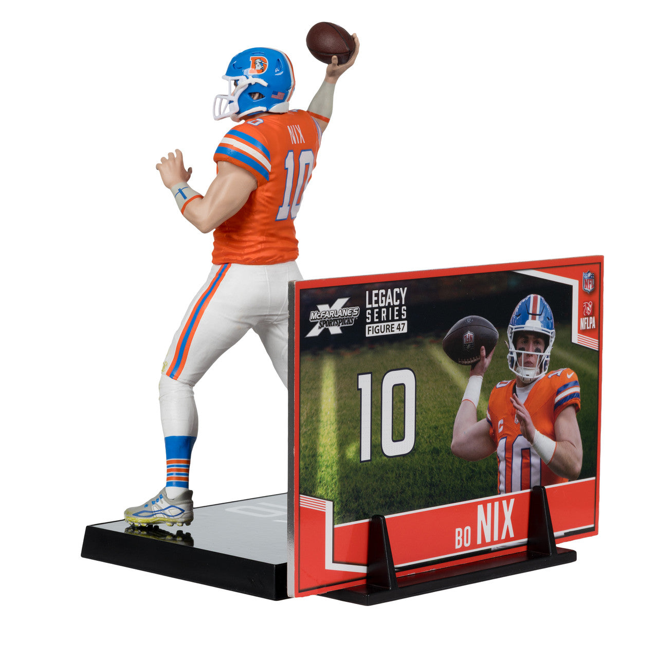 Figura McFarlane Legacy Series NFL Broncos Bo Nix Classic Jersey