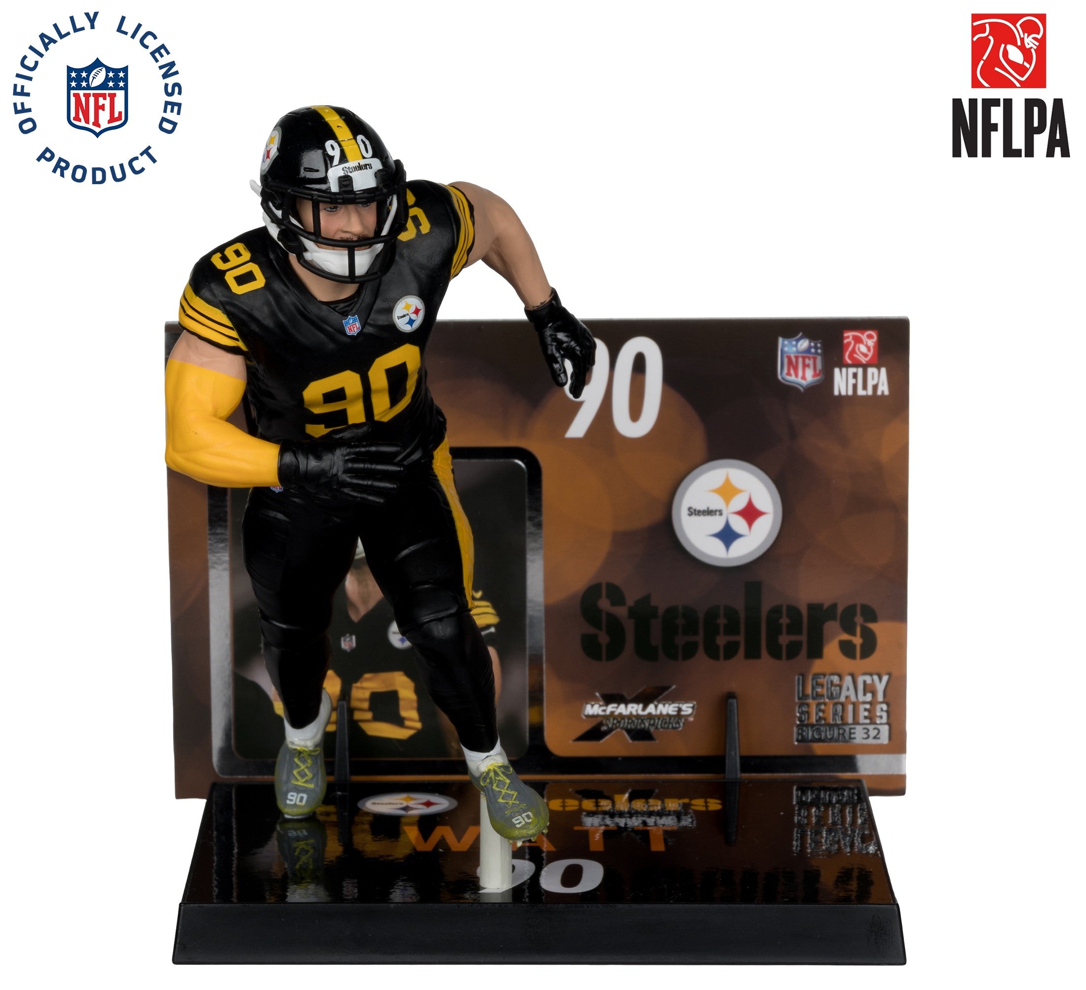 Figura Coleccionable NFL McFarlane's Steelers TJ Watt - NERIAS DEPORTES
