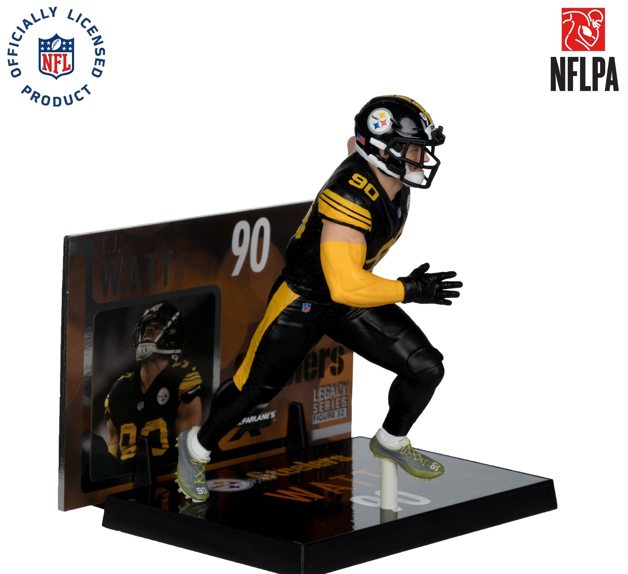 Figura Coleccionable NFL McFarlane's Steelers TJ Watt - NERIAS DEPORTES