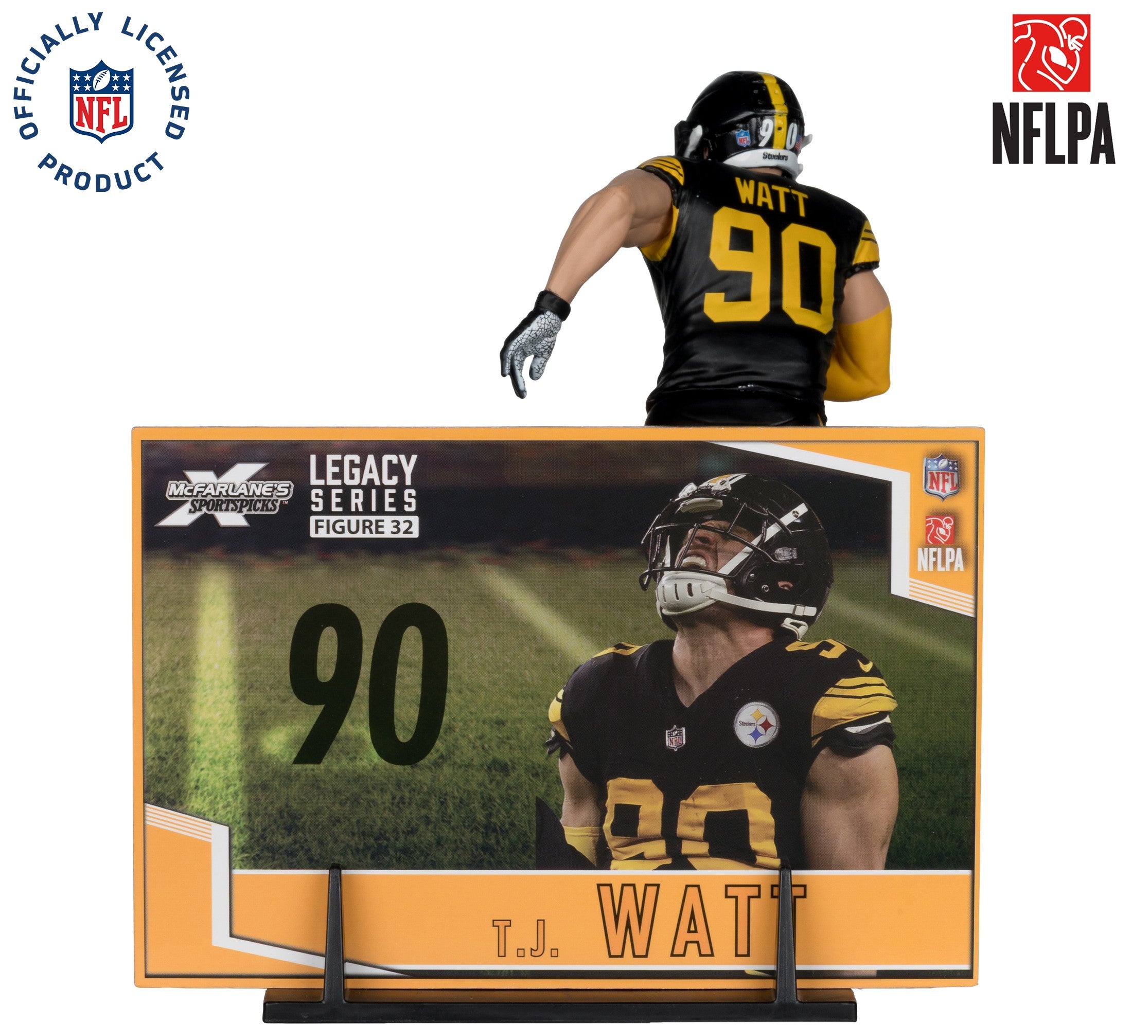 Figura Coleccionable NFL McFarlane's Steelers TJ Watt - NERIAS DEPORTES