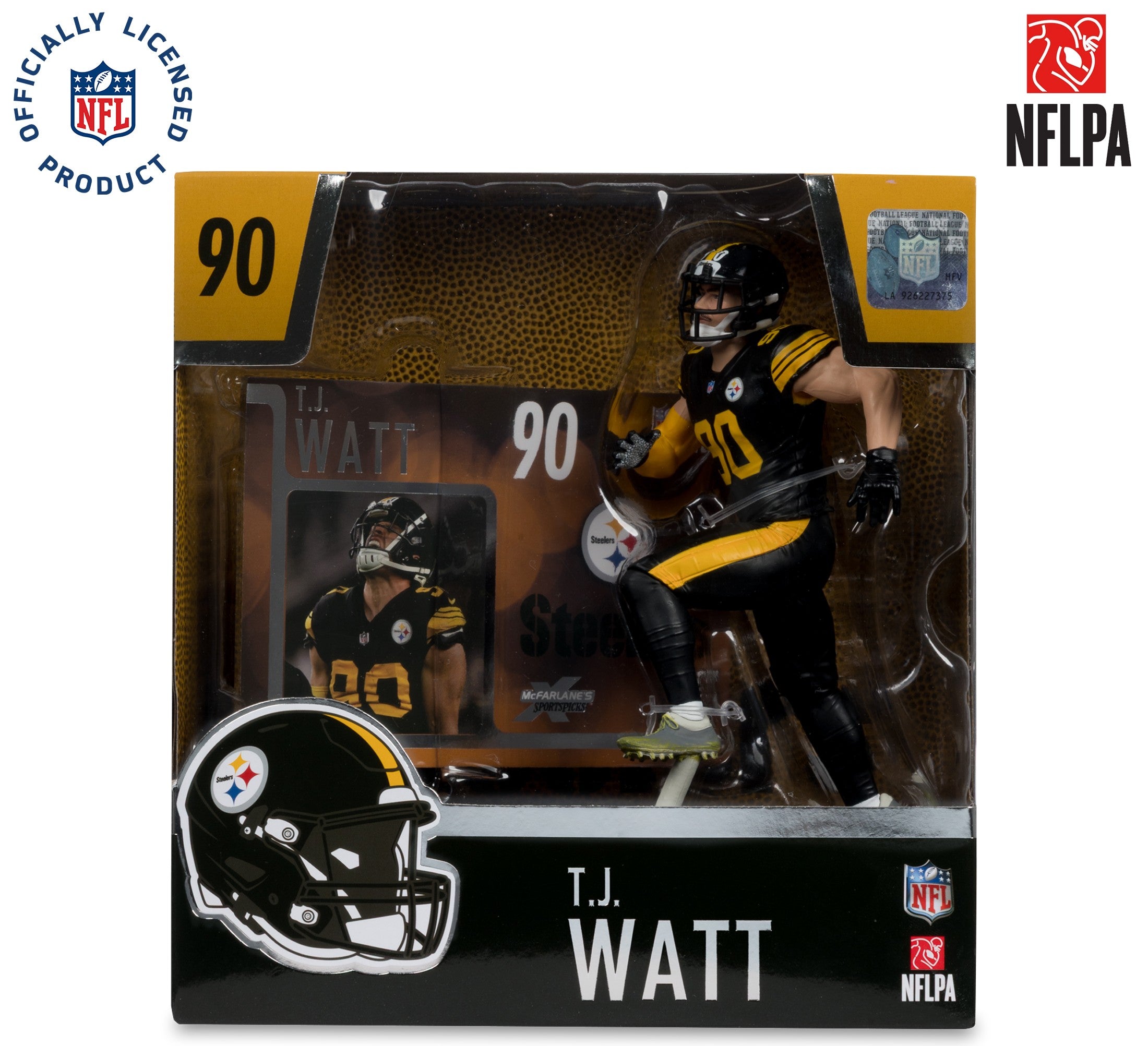 Figura Coleccionable NFL McFarlane's Steelers TJ Watt - NERIAS DEPORTES