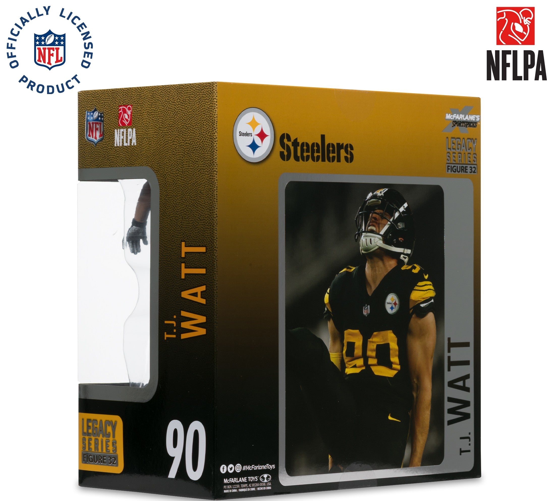 Figura Coleccionable NFL McFarlane's Steelers TJ Watt - NERIAS DEPORTES
