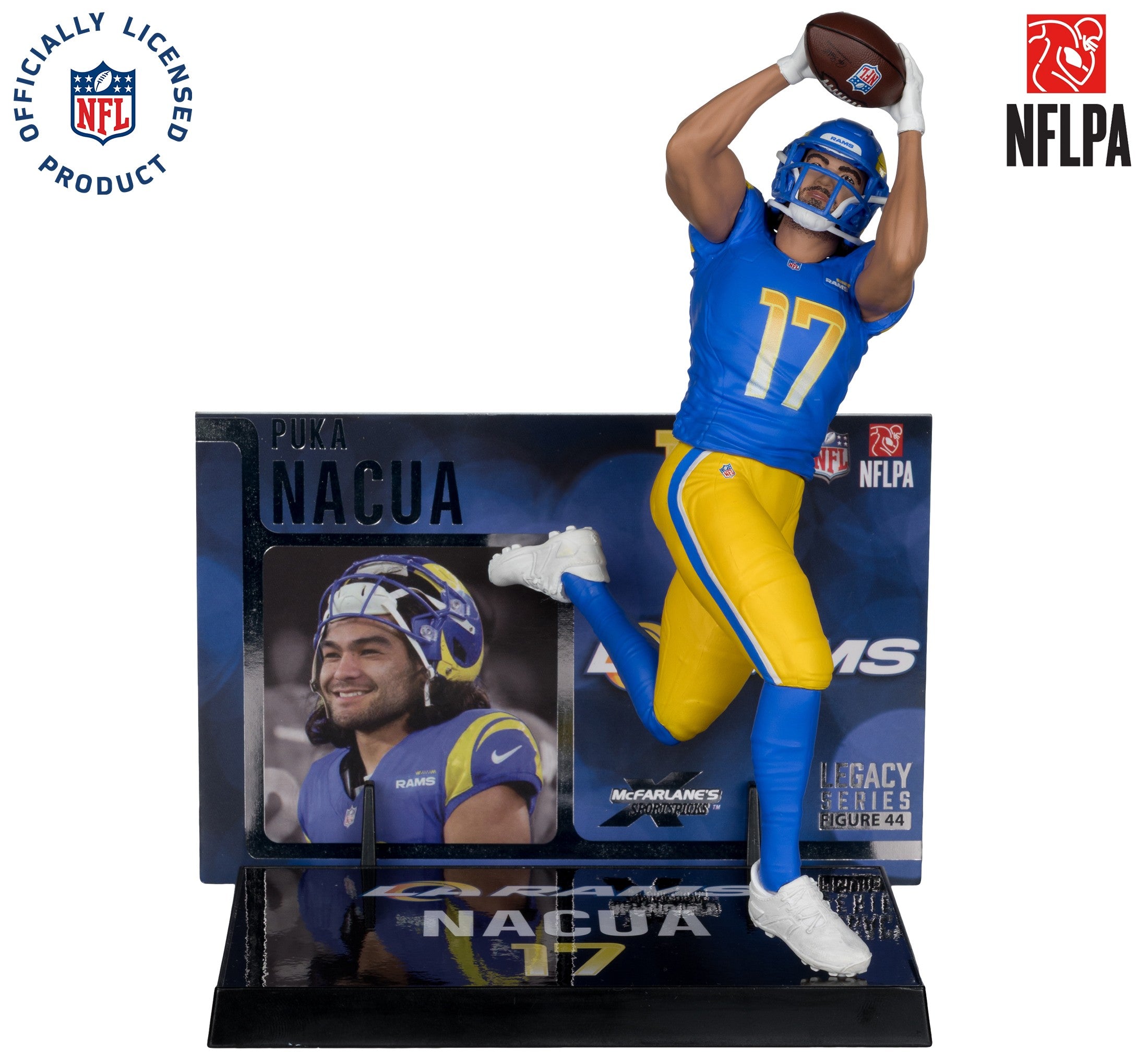 Figura Coleccionable NFL McFarlane's Rams Puka Nacua - NERIAS DEPORTES