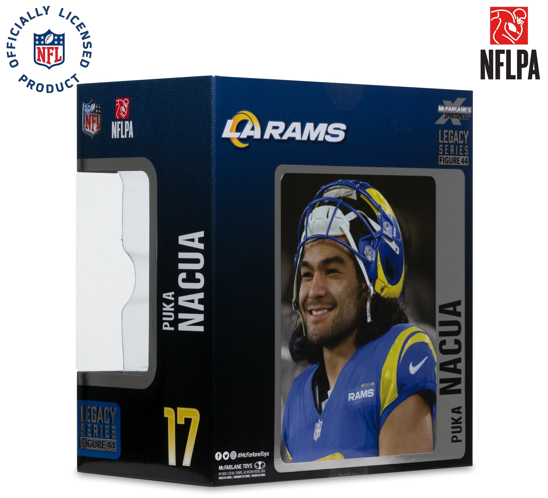Figura Coleccionable NFL McFarlane's Rams Puka Nacua - NERIAS DEPORTES
