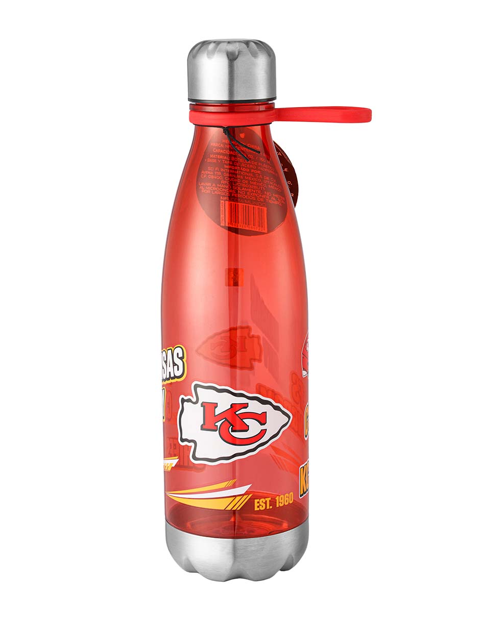 Botella NFL 25 Water Bottle Kansas City Chiefs 750 ml
