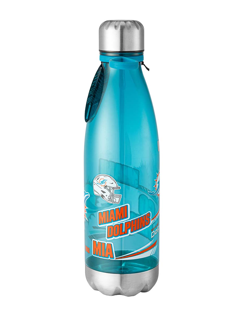 Botella NFL 25 Water Bottle Miami Dolphins 750 ml