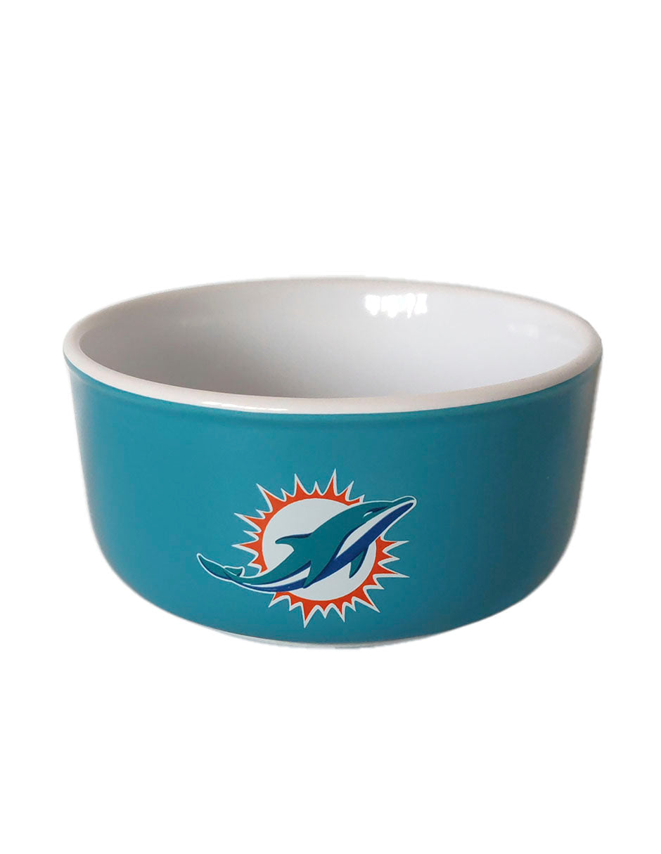 Tazón Bowl De Cerámica Cereal 1000ml NFL 25 Miami Dolphins