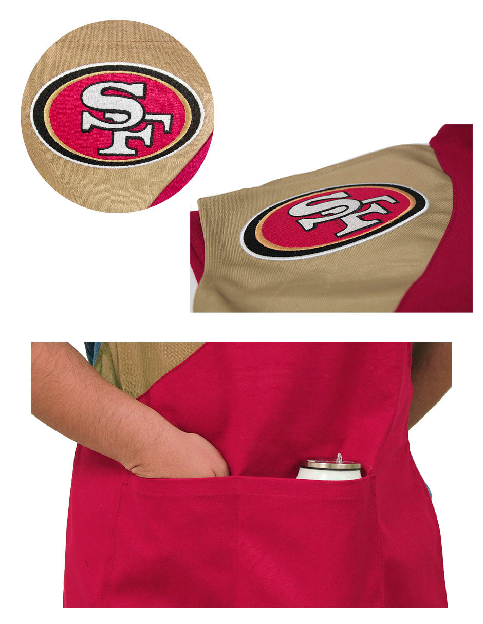 Delantal Con Bolsillos NFL 25 San Francisco 49ers