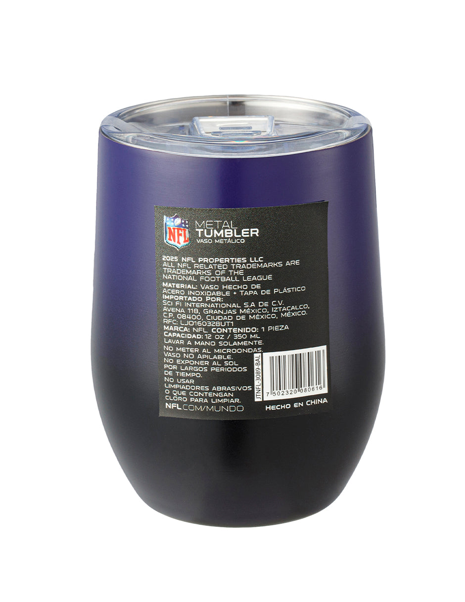 Vaso NFL 25 Wine Tumbler Baltimore Ravens 355 ml