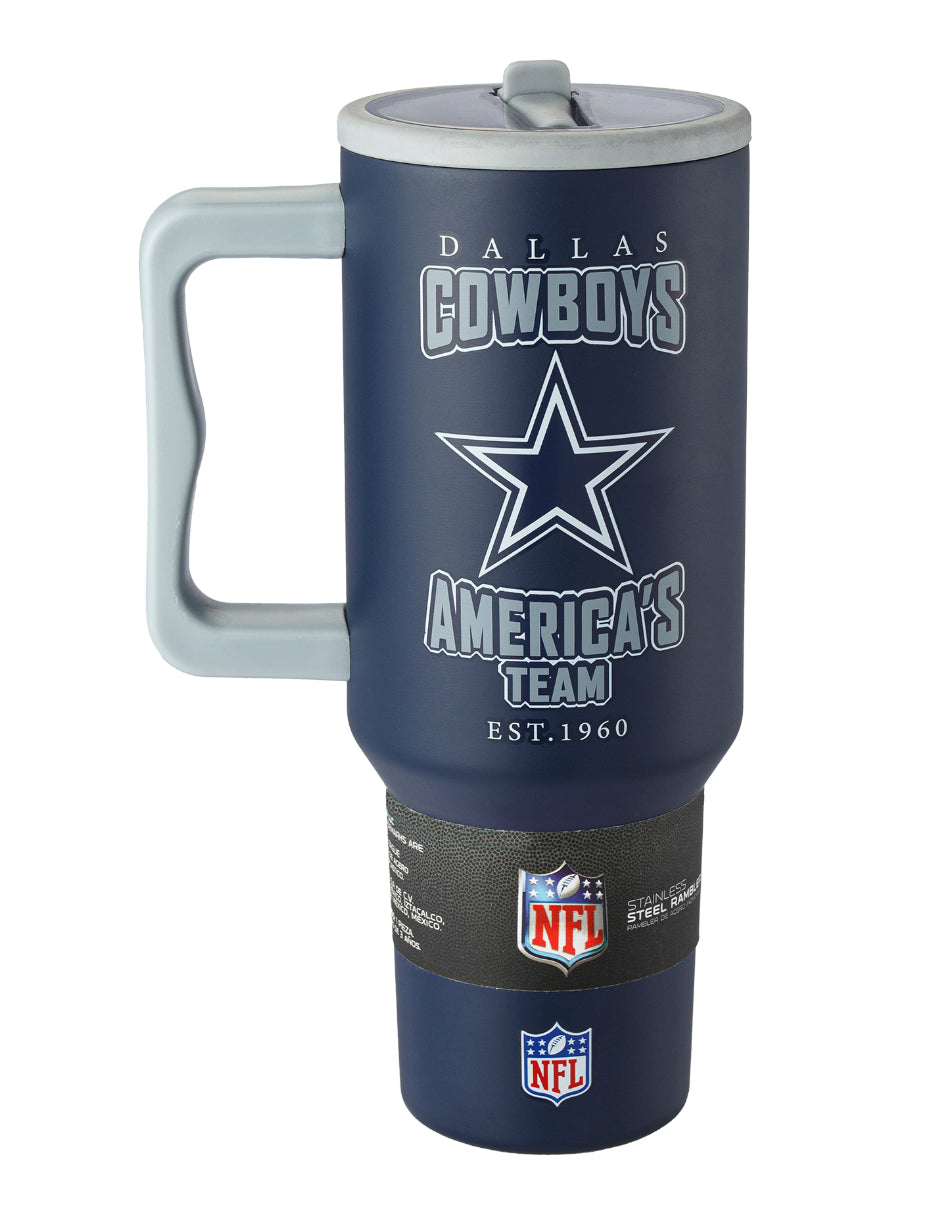 Termo NFL 25 Metal Rambler 40oz/1.2L Dallas Cowboys - NERIAS DEPORTES