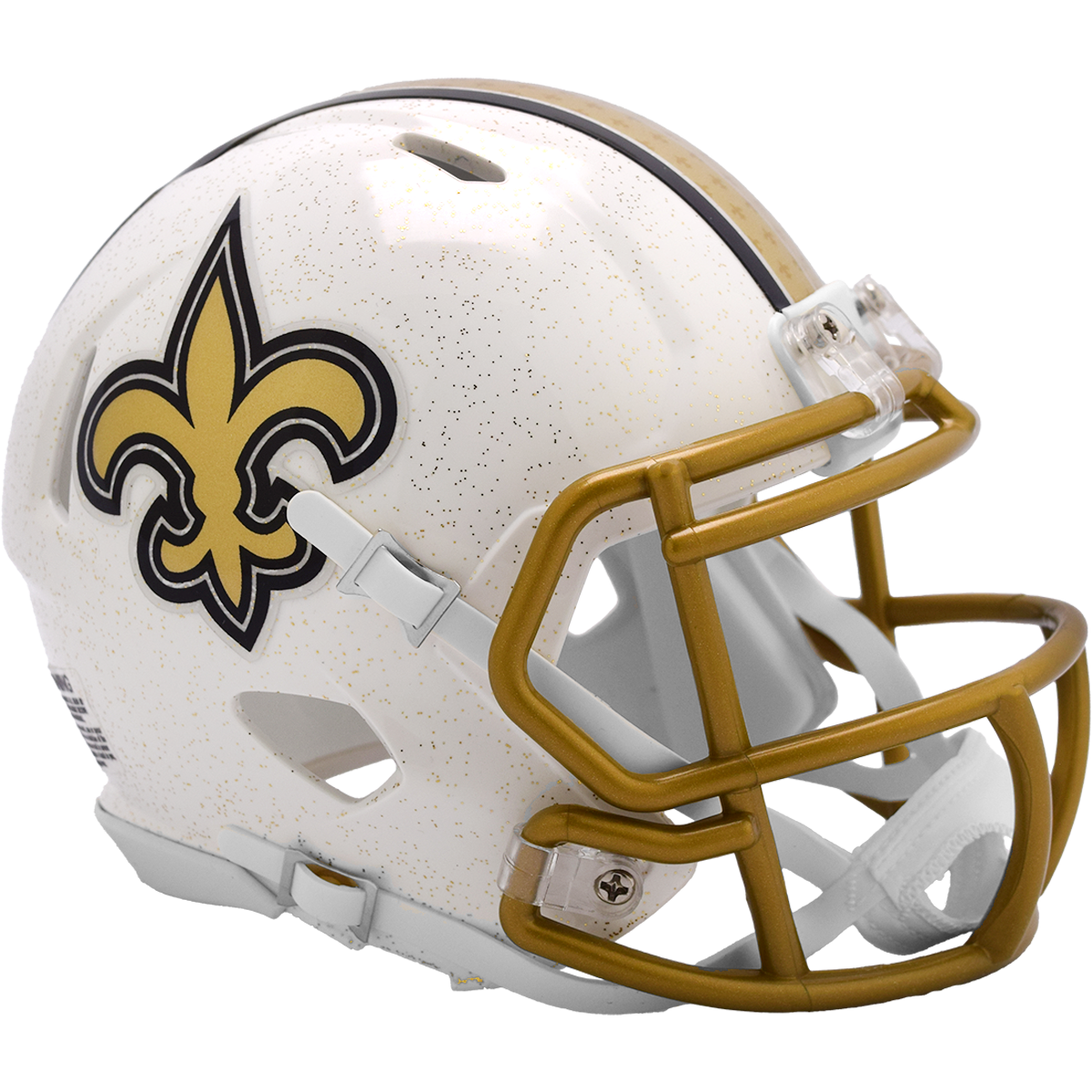 Casco Mini Speed Riddell Alternativo 25 New Orleans Saints