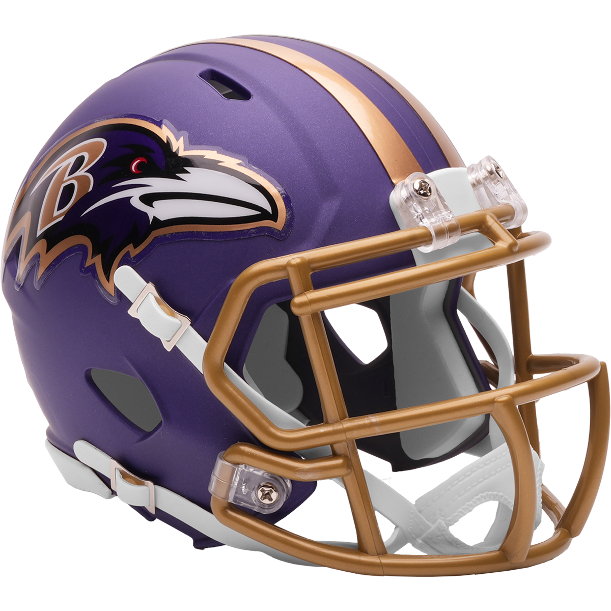 Casco Mini Speed Riddell Alternativo Purple Rising 26 Baltimore Ravens