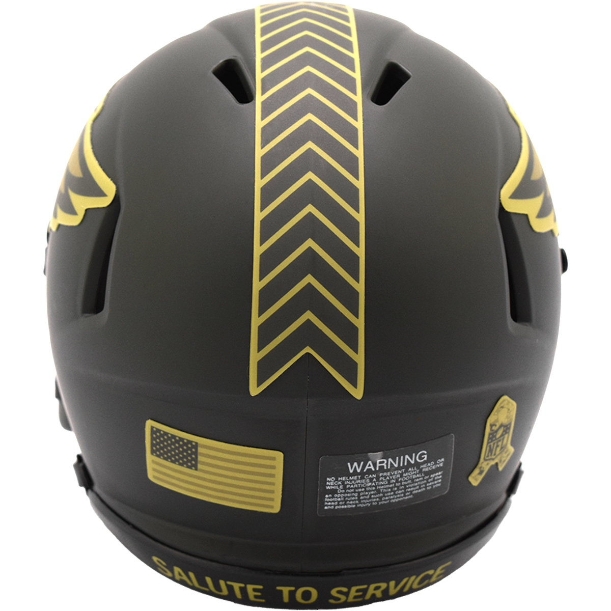Casco Mini Speed Salute To Service 25 NFL Eagles