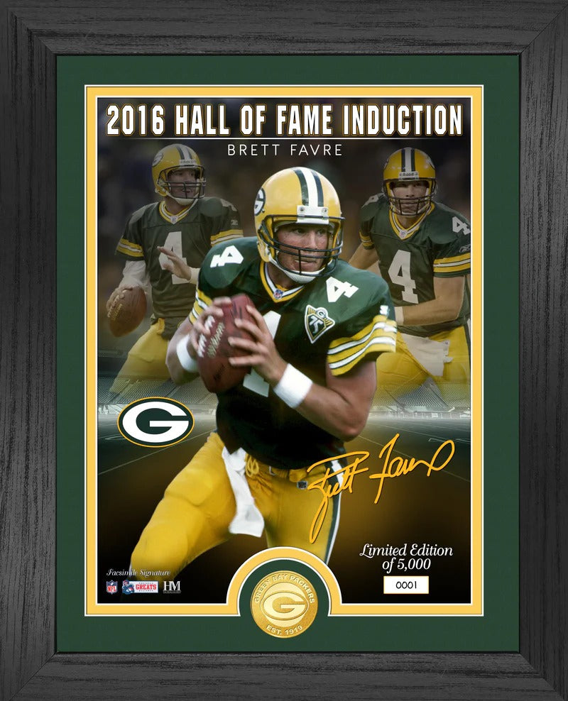 Cuadro Hof Induction Packers Brett Favre