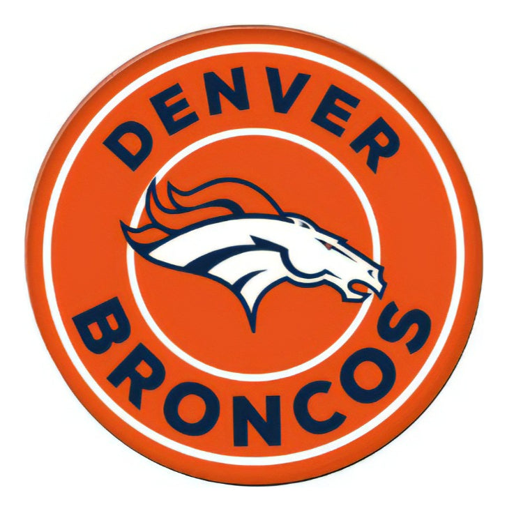 Imán Set Acrylic NFL Broncos WinCraft
