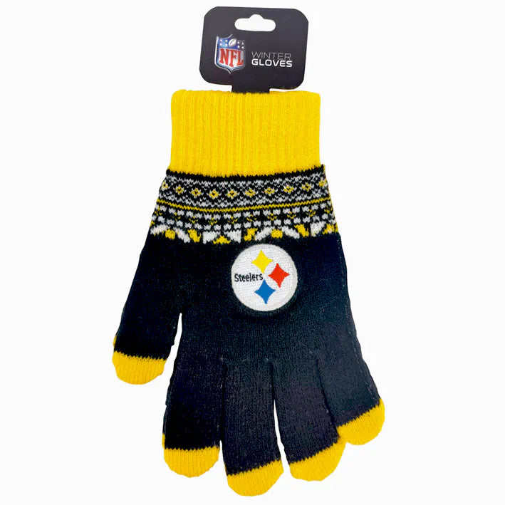 Guantes NFL 22 Winter Unitalla Gloves Steelers