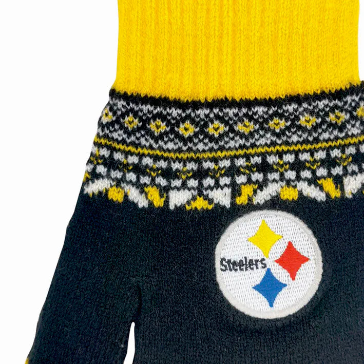 Guantes NFL 22 Winter Unitalla Gloves Steelers