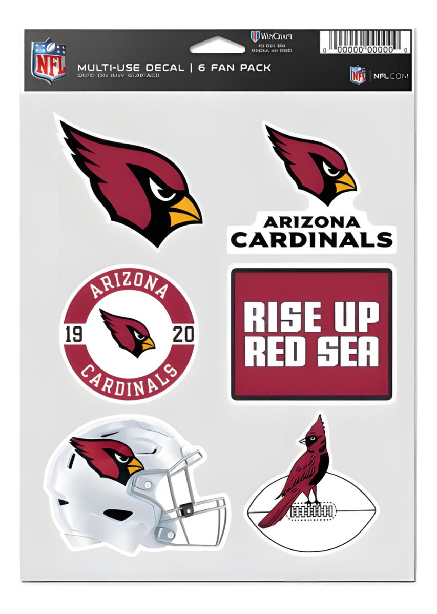 Calcomanía Set Multiuso 6pk Cardinals Wc