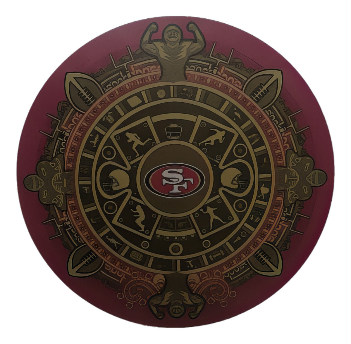 Letrero Team Maya Big Fan Creations San Francisco 49ers