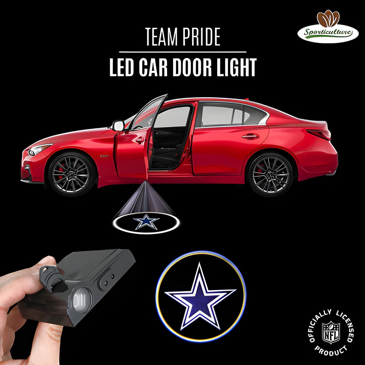 Luz Led para Carro NFL Cowboys