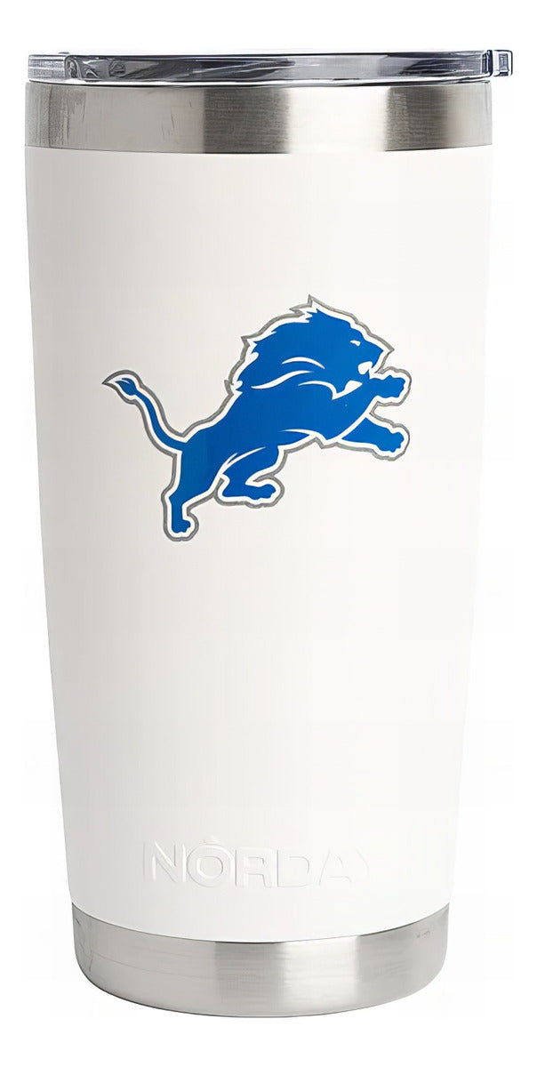 Termo Norday 20 Onzas Con Popote NFL Detroit Lions