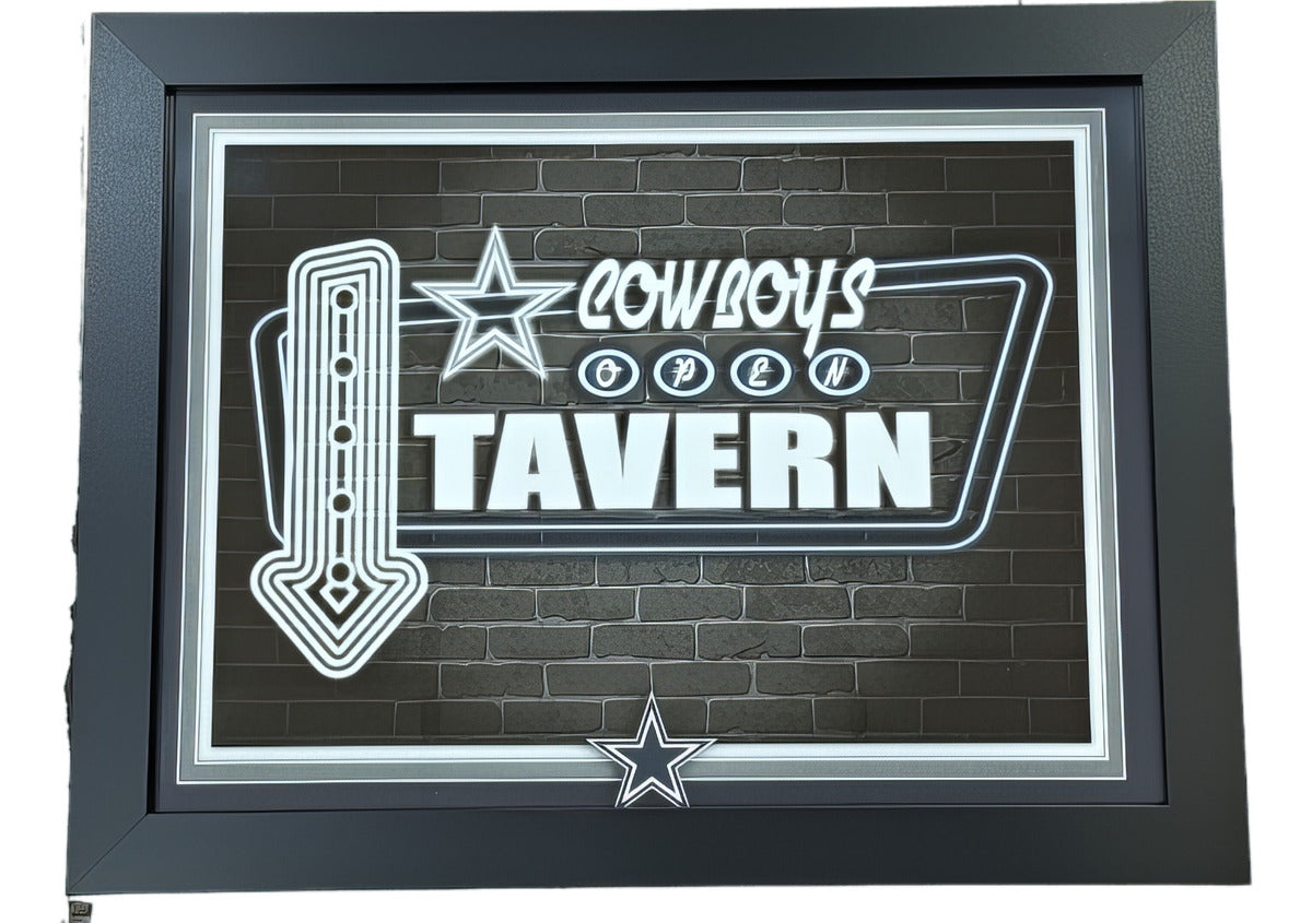 Letrero Neon Tavern Fan Creations Dallas Cowboys