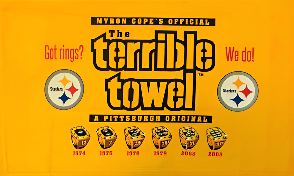 The Terrible Towel Steelers Modelo Got Rings?