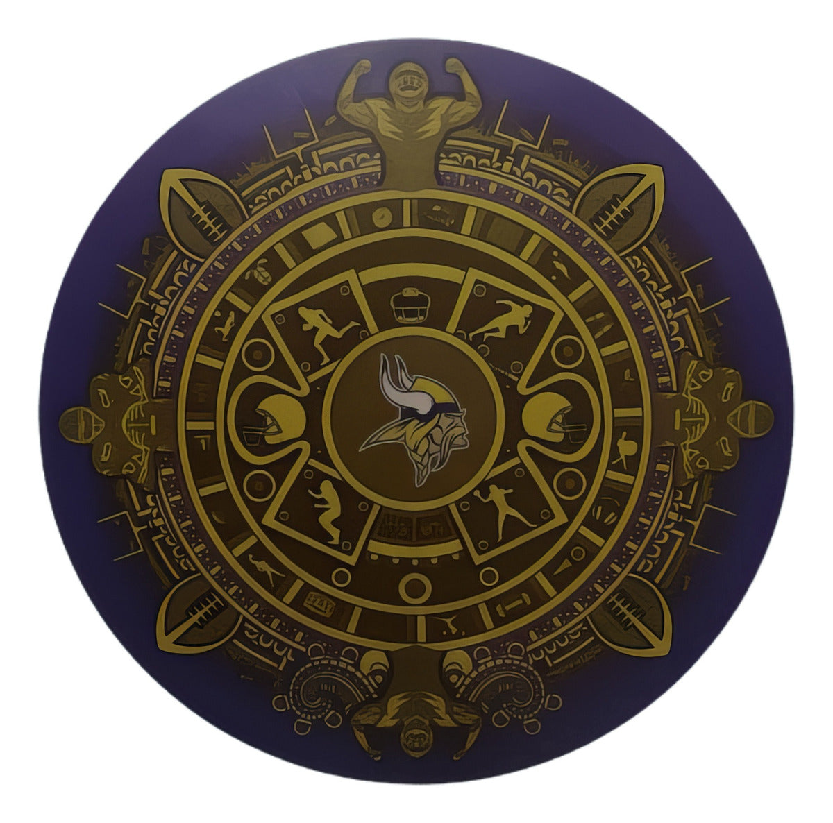 Letrero Team Maya Big Fan Creations Minnesota Vikings