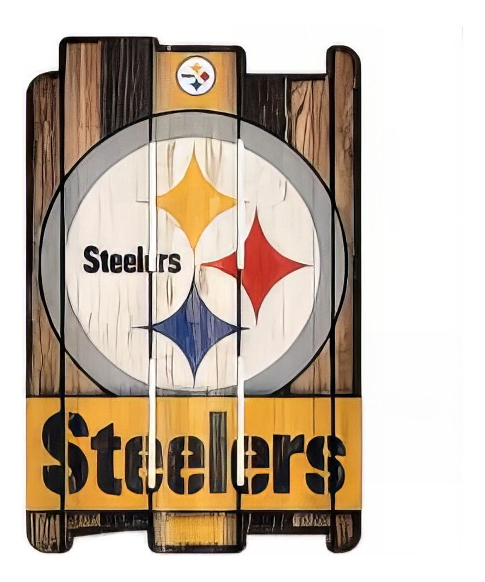 Letrero Plank WinCraft NFL Pittsburgh Steelers