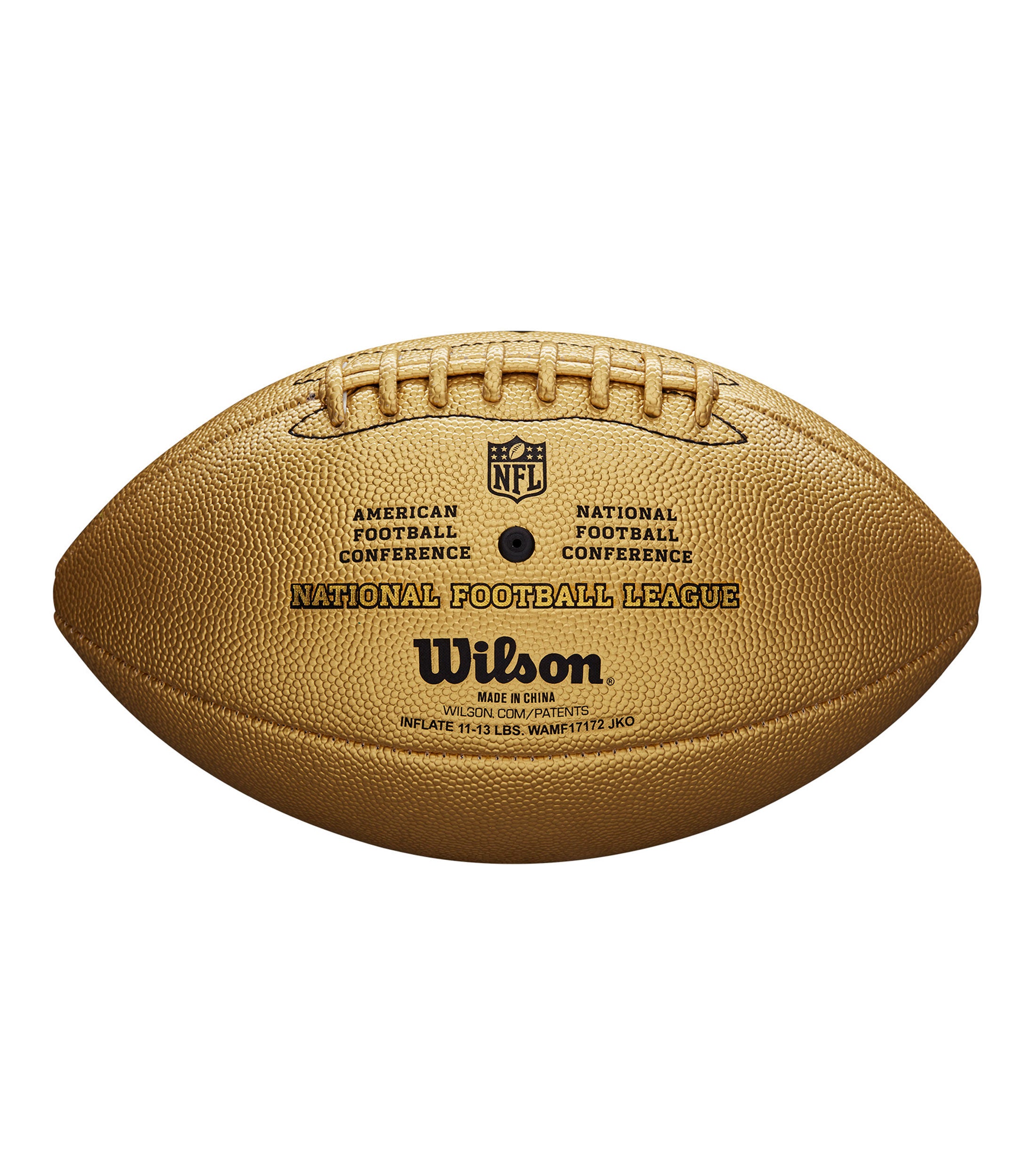Balón Wilson NFL The Duke Metallic Gold