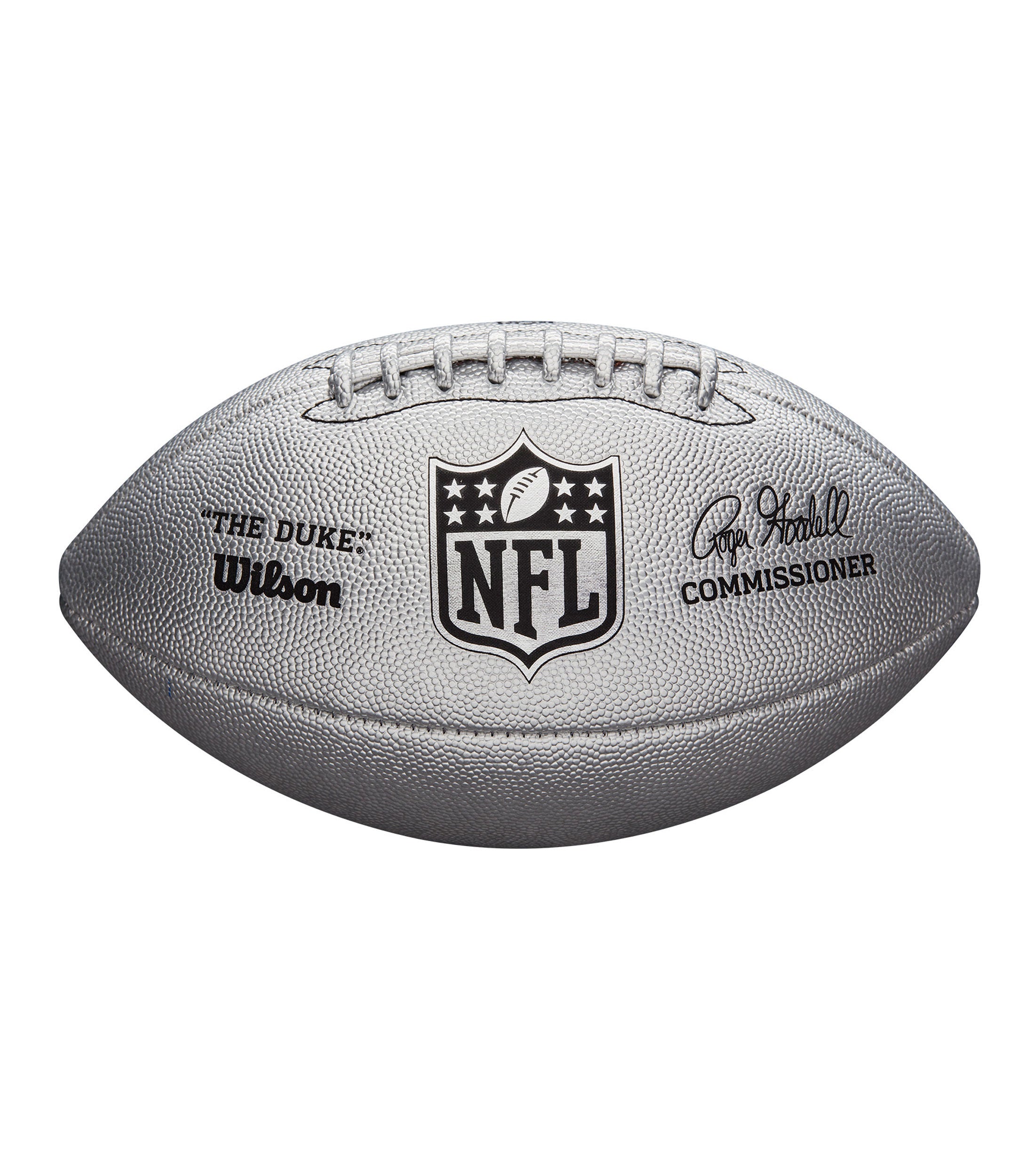 Balón Wilson NFL The Duke Metallic Silver - NERIAS DEPORTES