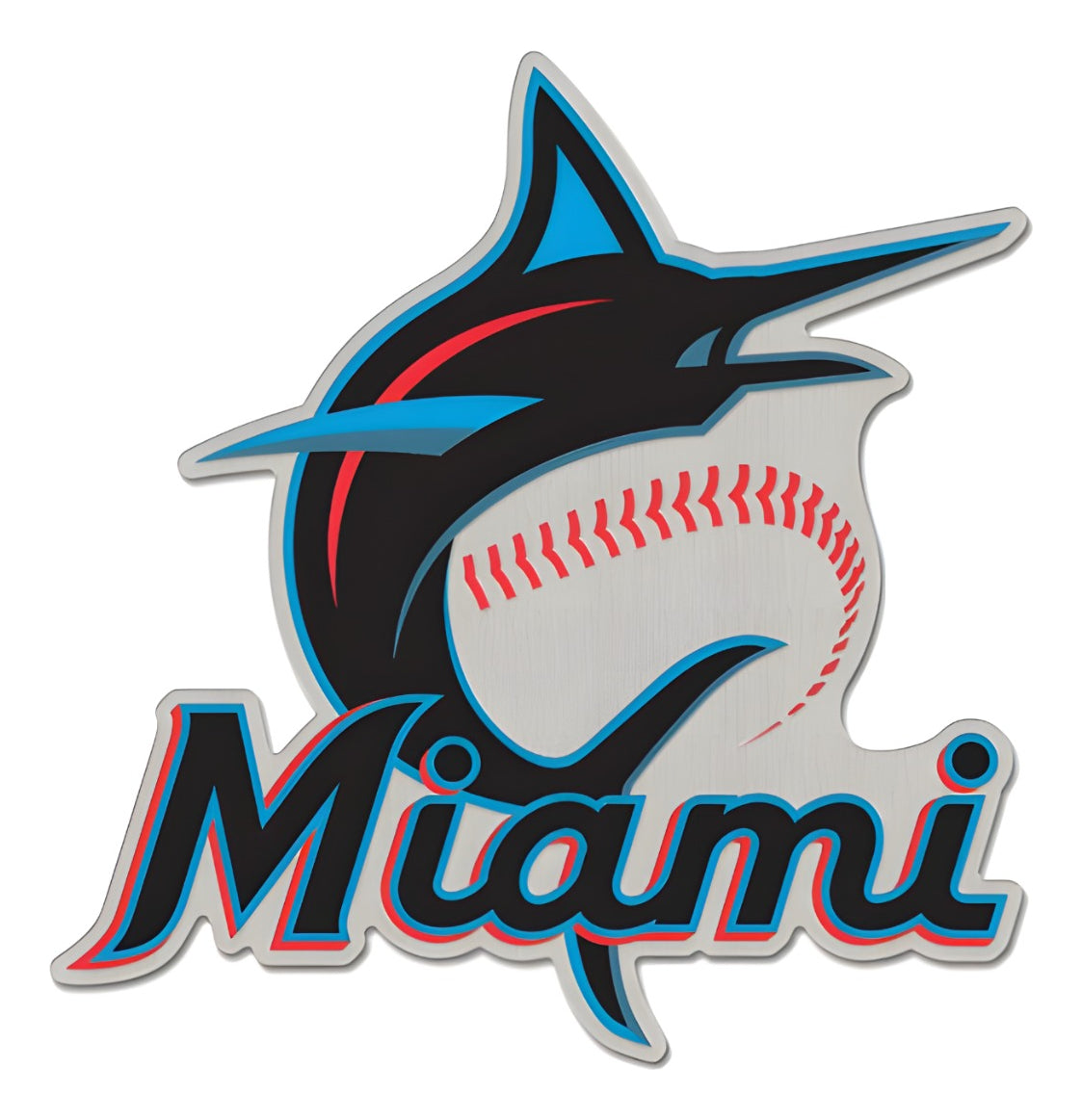 Pin MLB Logo Marlines WinCraft