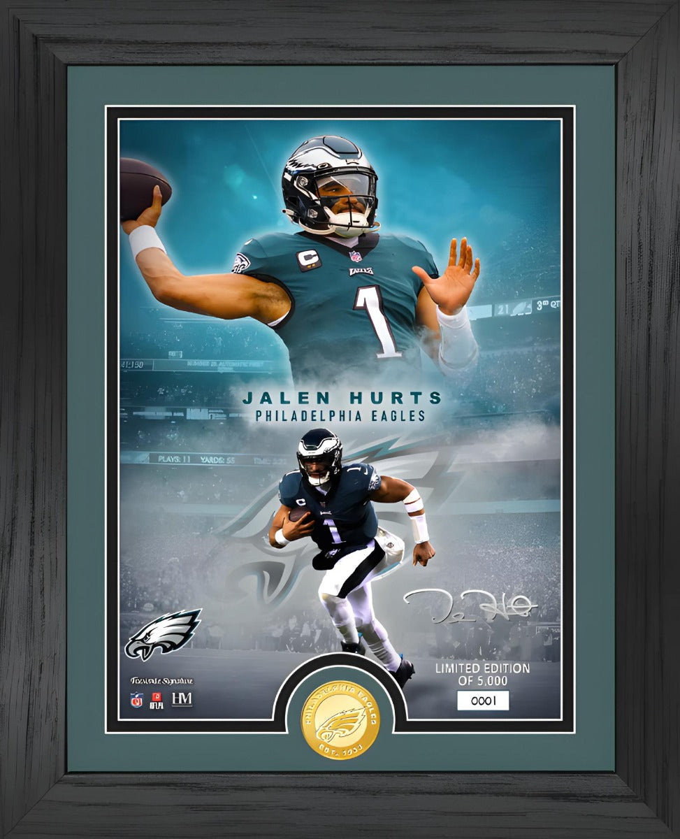 Cuadro Legends Bronze NFL Eagles Jalen Hurts