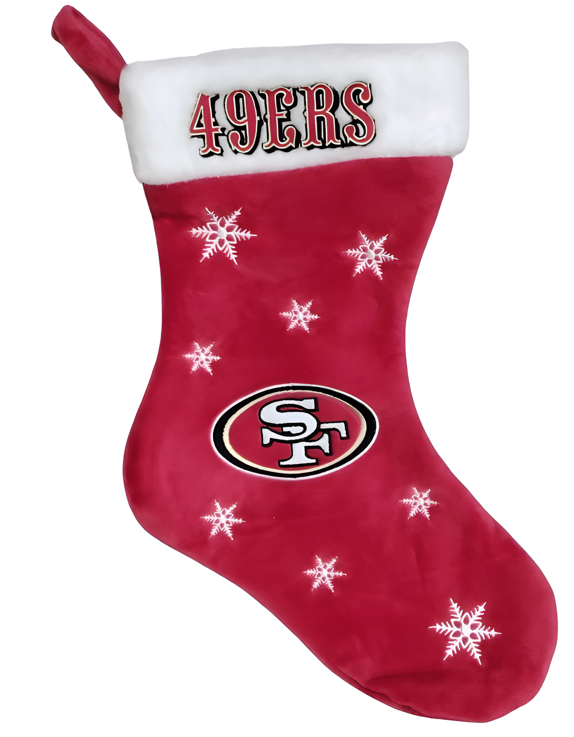 Bota Decorativa de Navidad de Fútbol Americano NFL 49ers