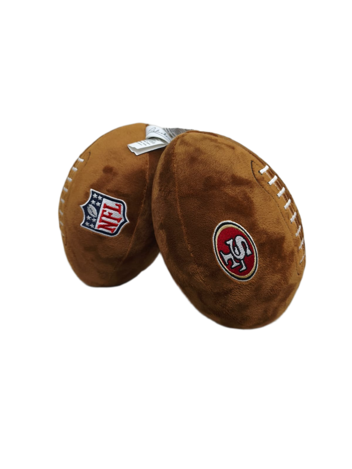 Peluche Balón Felpa Suave 23cm Bordado NFL 49ers - NERIAS DEPORTES