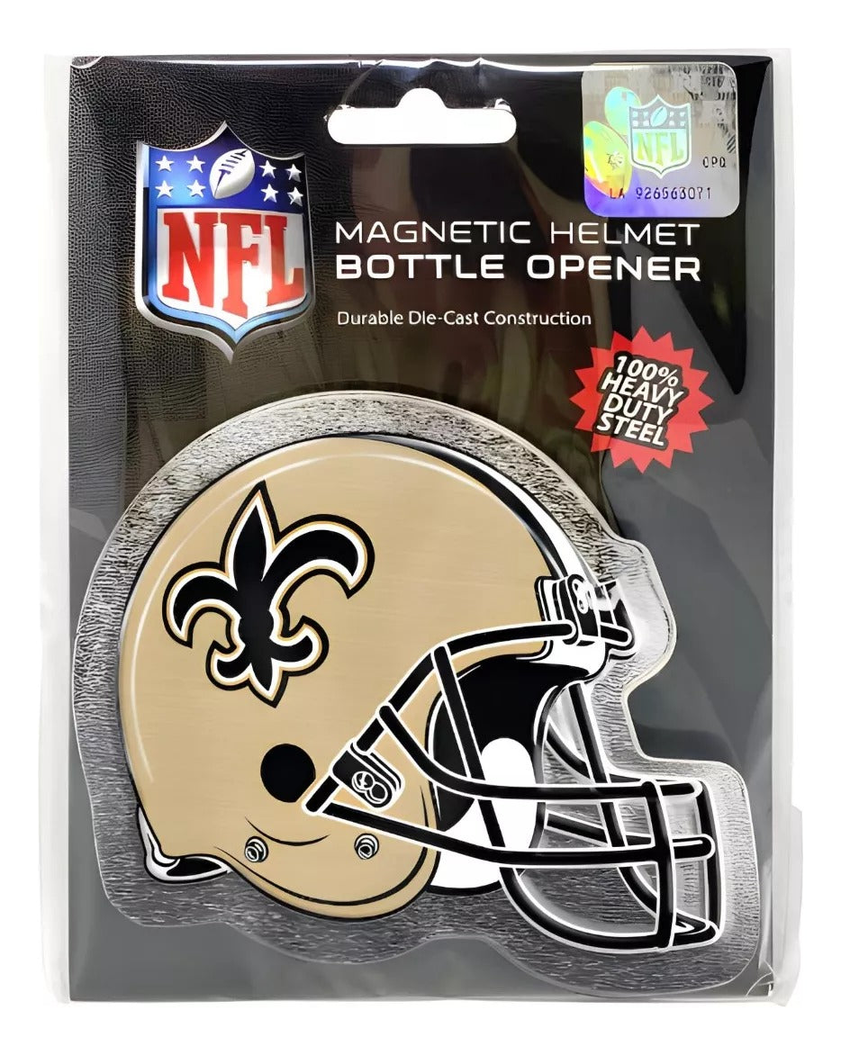 Imán Destapador Casco Bottle Opener Party Animal NFL Saints