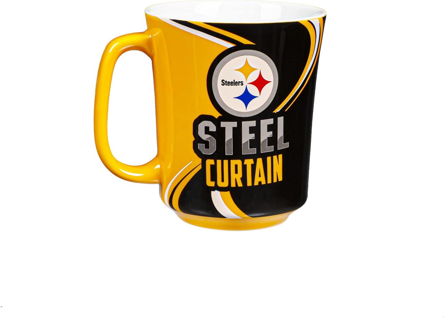 Taza De Cerámica 400ml Evergreen Con Caja Steelers - NERIAS DEPORTES