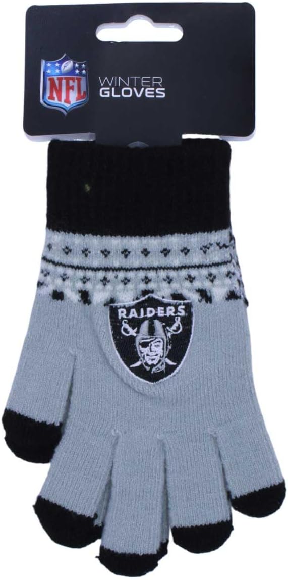 Guantes NFL 22 Winter Unitalla Gloves Raiders