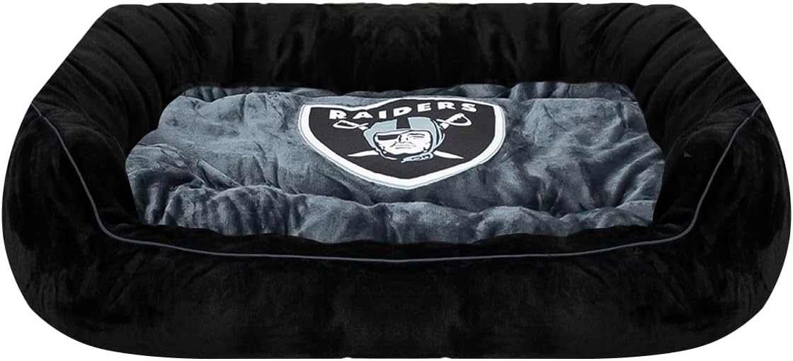 Cama Para Mascota Afelpada NFL 26 Las Vegas Raiders
