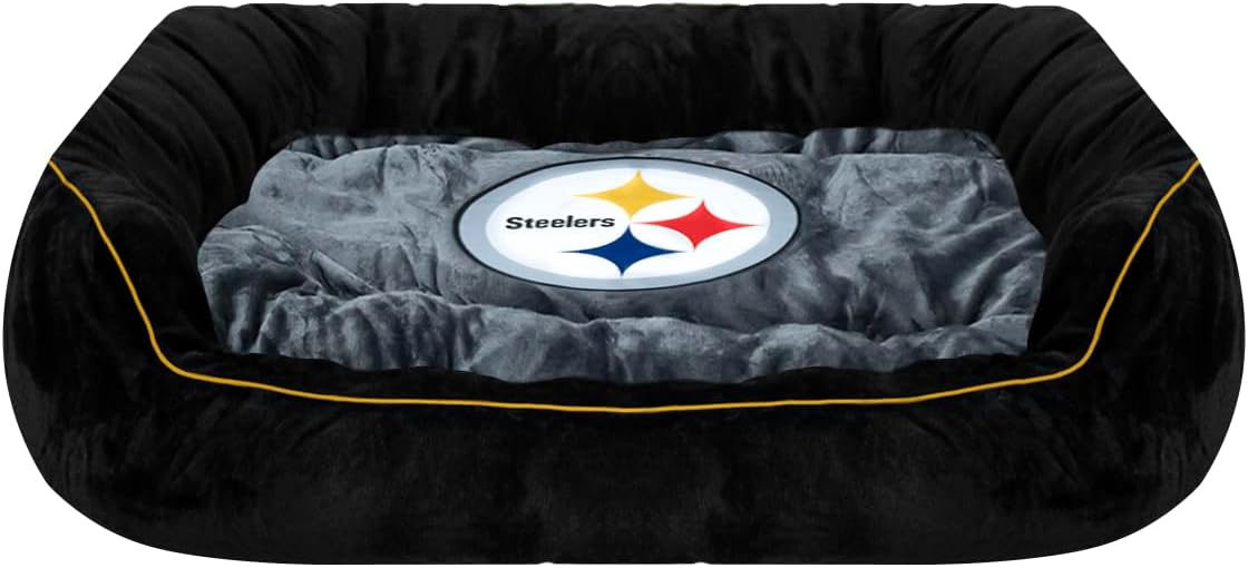Cama Para Mascota Afelpada NFL 26 Pittsburgh Steelers