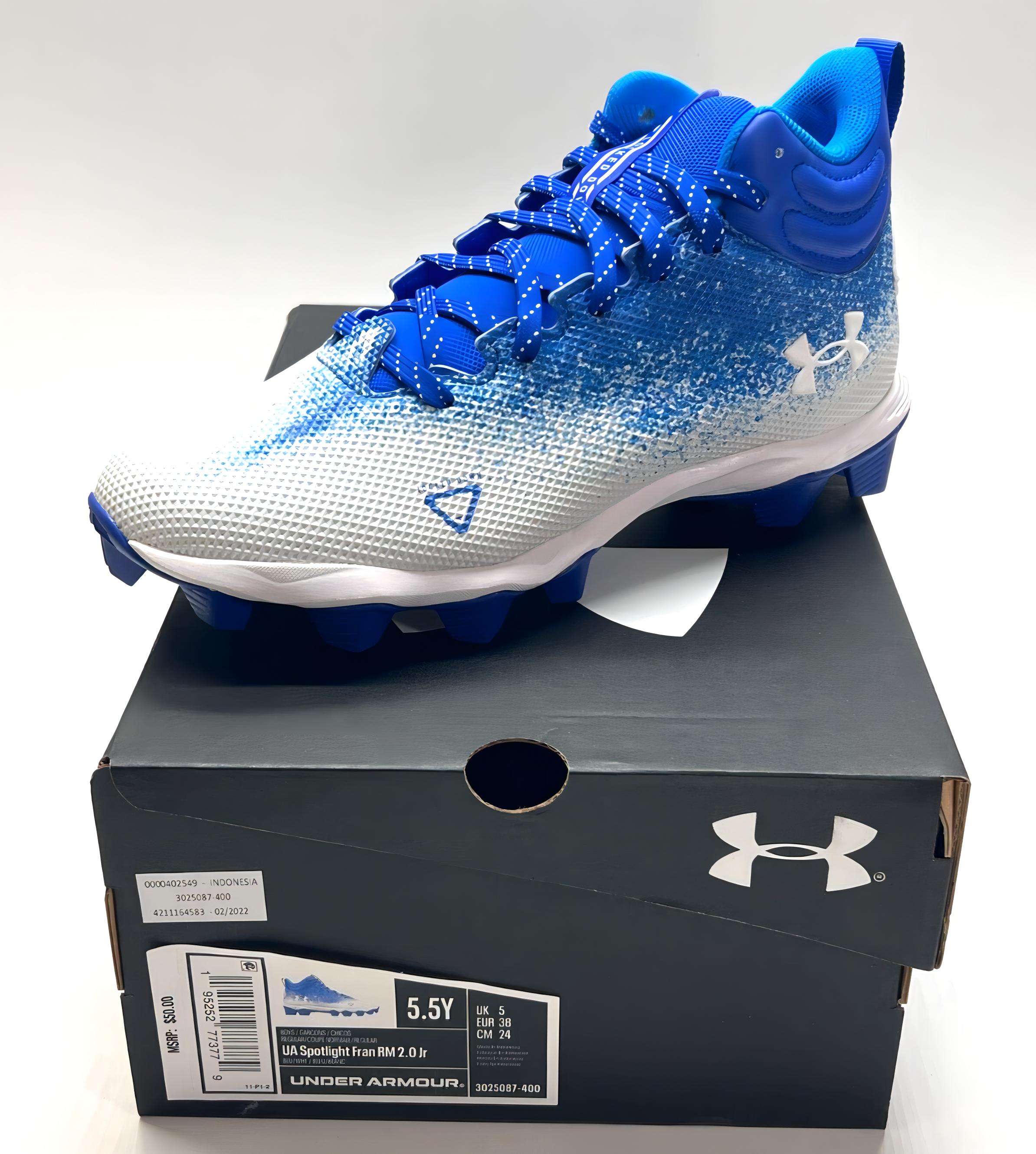 Zapatos under armour azules uk best sale