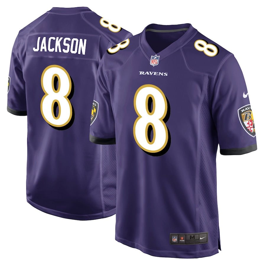 Jersey Game Yth Ravens Jackson TC Juvenil