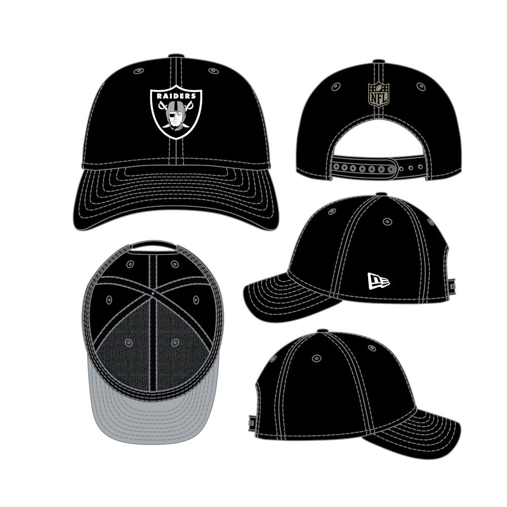 Gorra New Era 940 Team 25 NFL Las Vegas Raiders